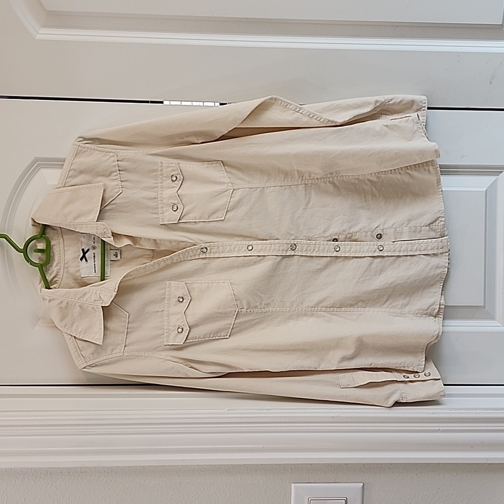 Banana Republic pearl snap - vintage